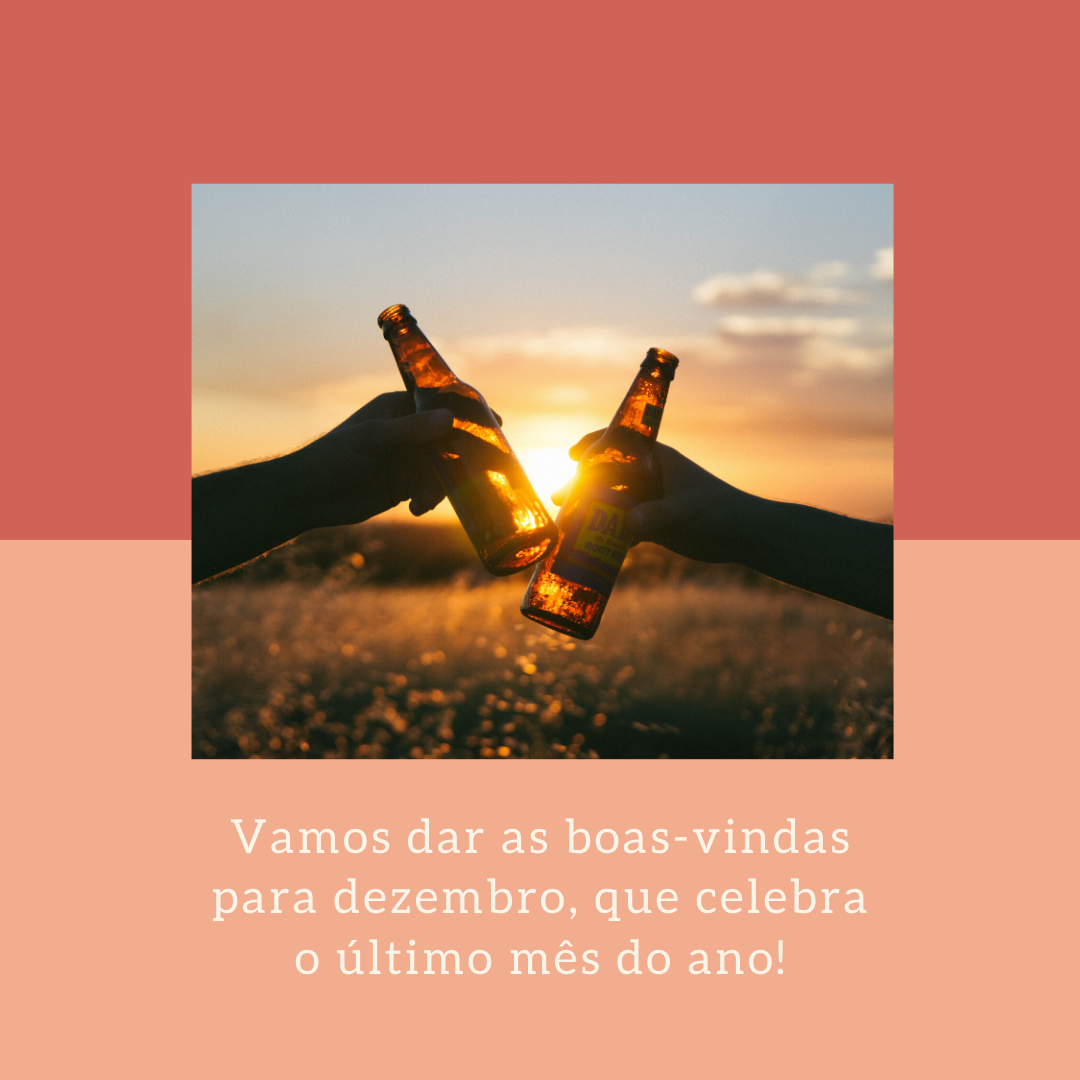 Vamos dar as boas-vindas para dezembro, que celebra o último mês do ano!