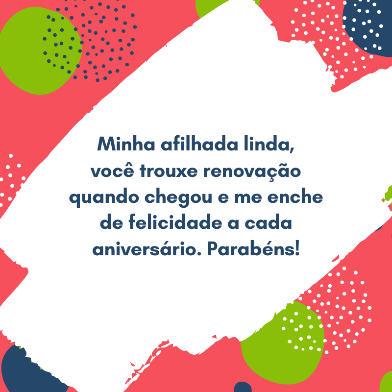 Minha afilhada linda, você trouxe renovação quando chegou e me enche de felicidade a cada aniversário. Parabéns!